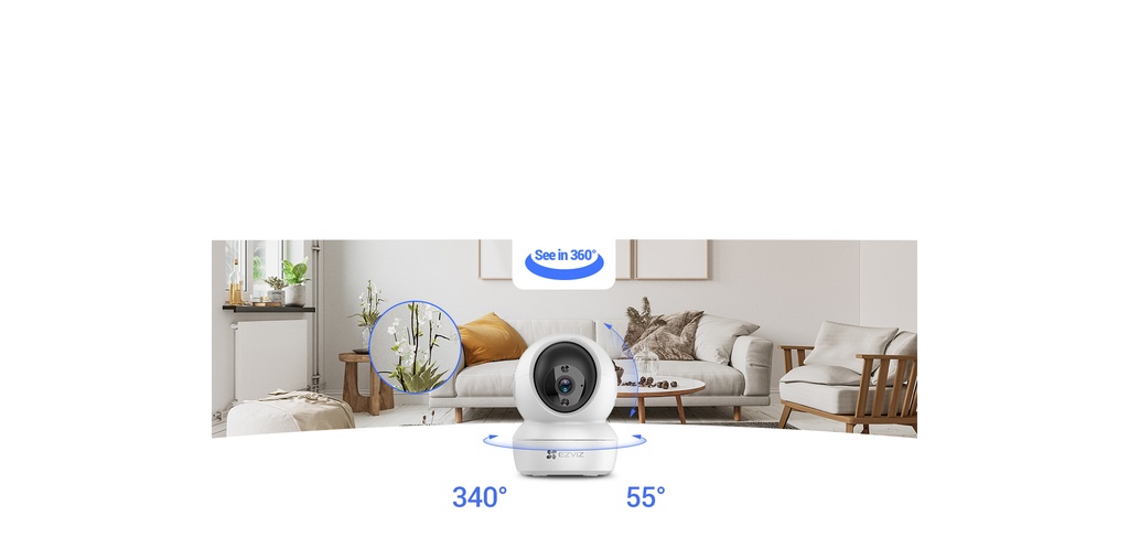 Câmera EZVIZ PT CS-H6C (1080P)