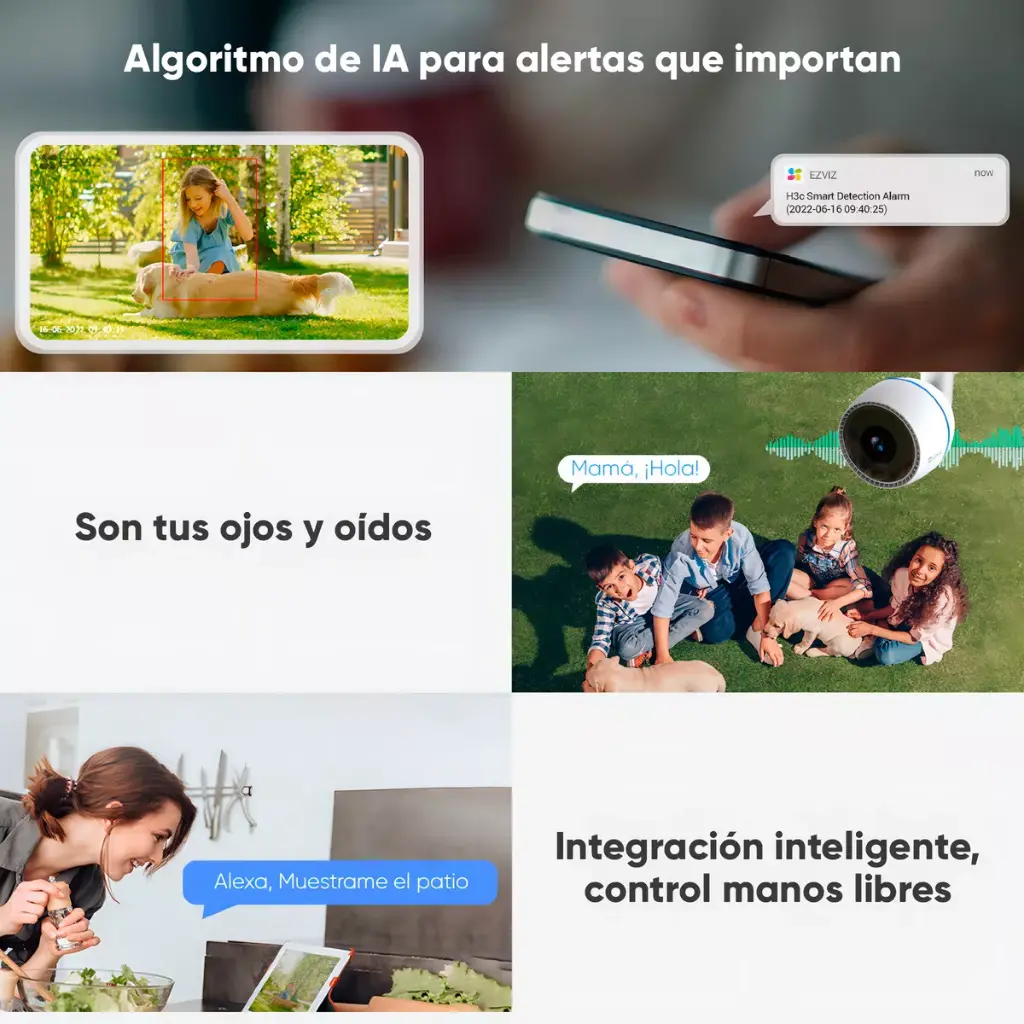Câmera EZVIZ H3C (2MP) 2.8 mm Externa
