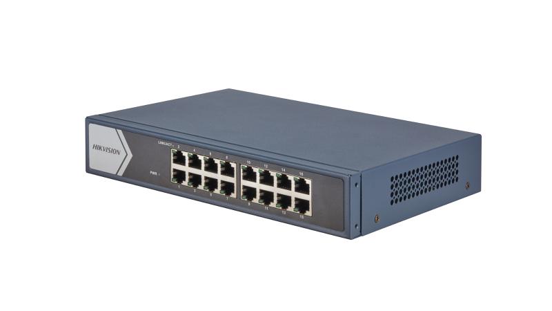 Hikvision Switch de 16 P Não gerênciavel - DS-3E0516P-E-B-