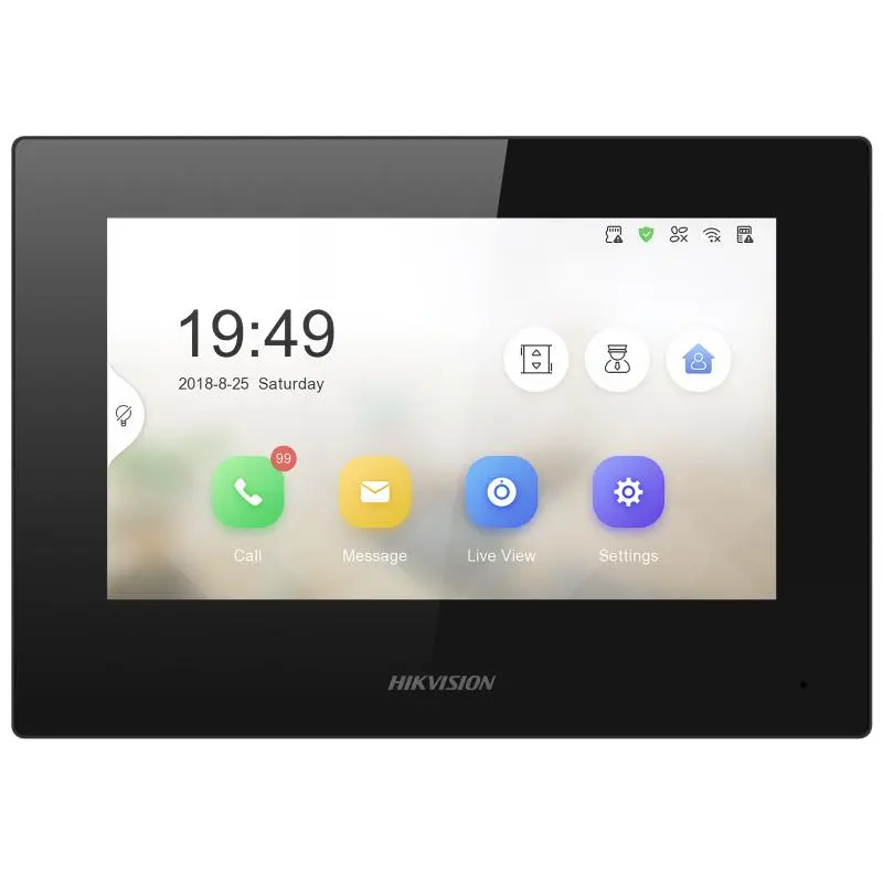Hikvision Monitor de Vídeo Porteiro IP DS-KH6320-LE1-B-