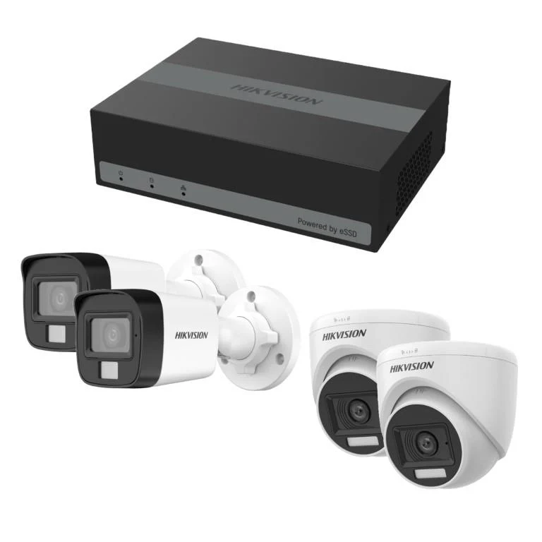HIKVISION KIT DE 4 CÂMERAS COLORVU
