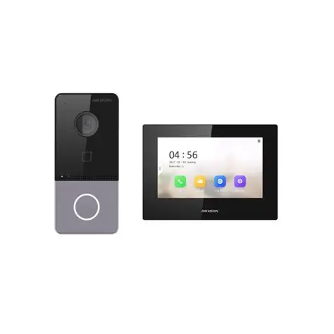 HIKVISION KIT DE VÍDEO PORTEIRO IP DS-KIS605-P-C-
