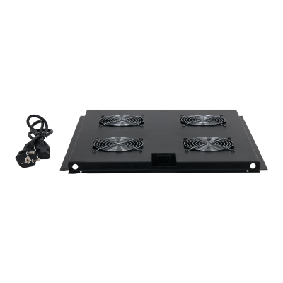 Dahua - Ventilador de Gabinete de 4 Unidades P/ Gabinete 42U