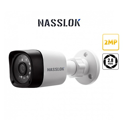 Nasslok - Câmera bullet analógica 2 MP