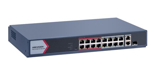 Hikvision Switch POE de 16 P - DS-3E1318P-EI-M