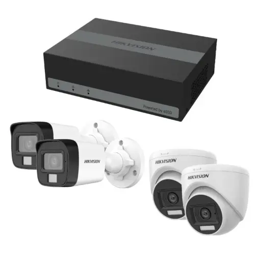 HIKVISION KIT DE 4 CÂMERAS COLORVU