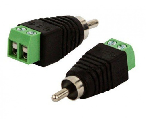 CONECTOR BNC RCA COM BORNE